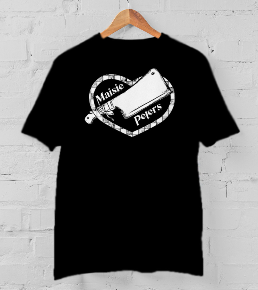 Maisie Peters Cleaver Heart Motif T-Shirt