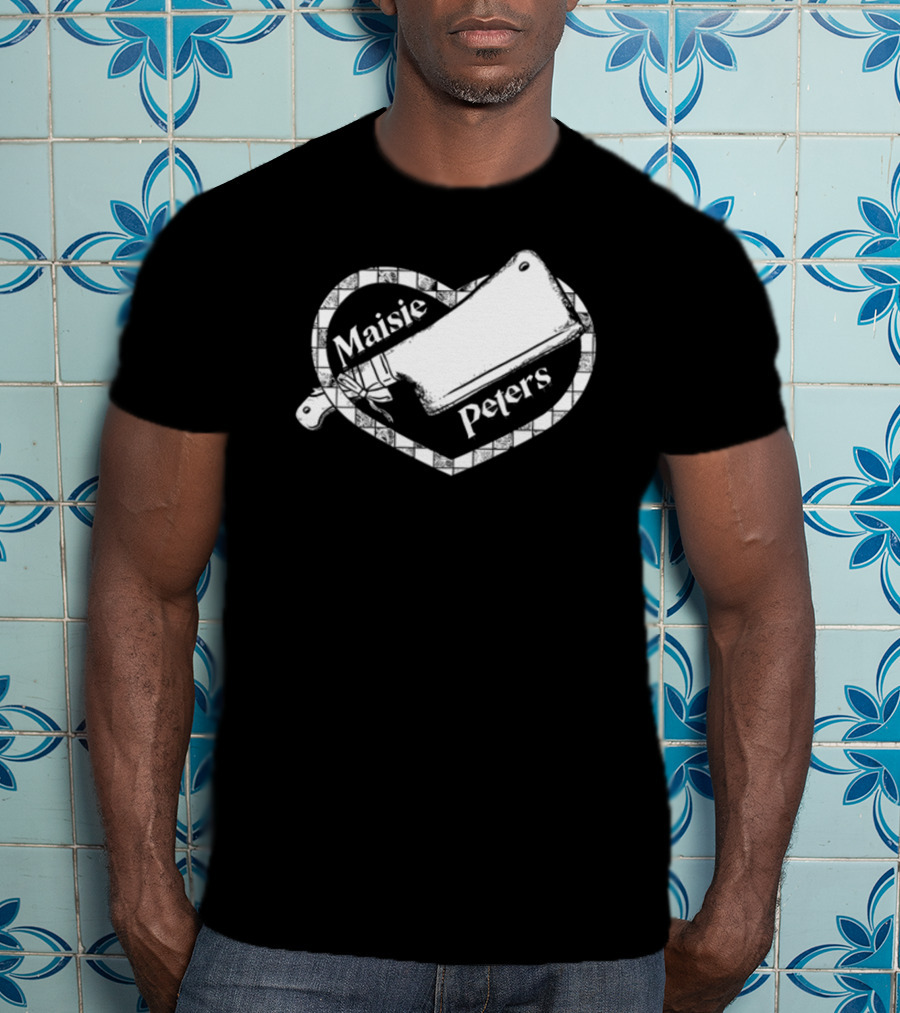 Maisie Peters Cleaver Heart Motif T-Shirt
