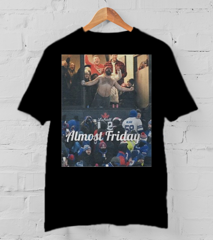 Almost Friday Kelce Labatt Beer Football T-Shirt