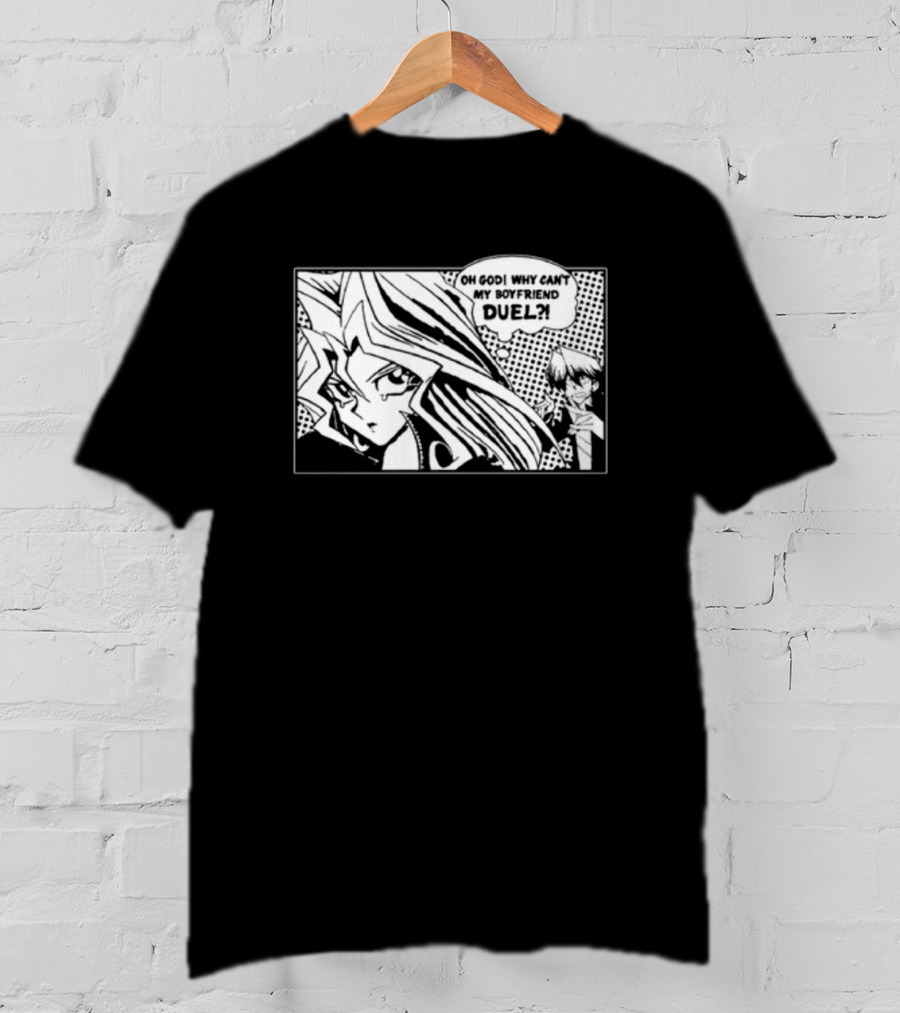 Mai Valentine Oh God Why Can't My Boyfriend Duel Manga Panel T-Shirt