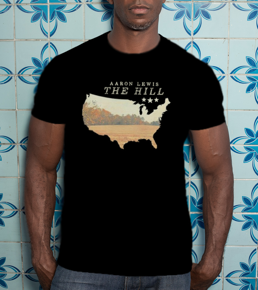 Aaron Lewis The Hill USA Landscape Stars T-Shirt