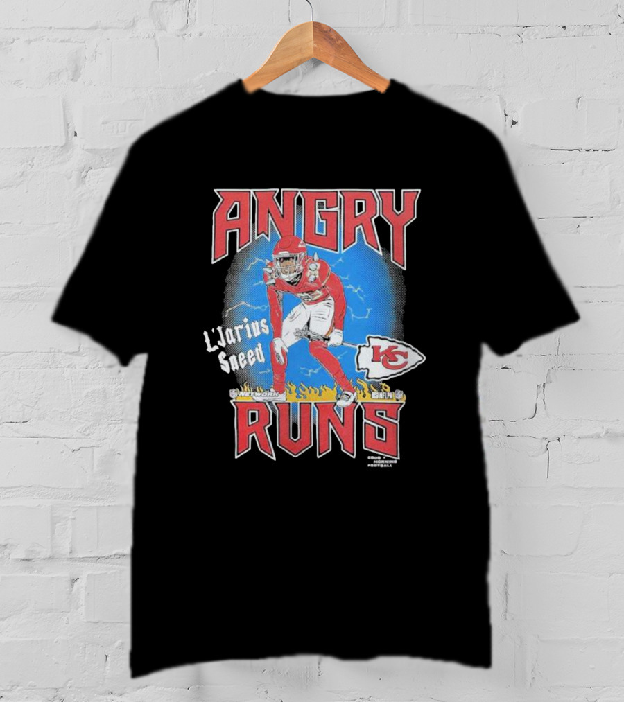 Angry Runs L'Jarius Sneed Kansas City Chiefs 88 Yards Touchdown Football T-Shirt