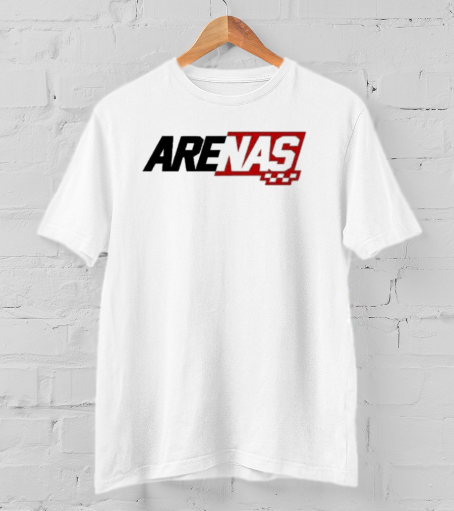 ARENAS Racing Team Motorsport Checkered Flag T-Shirt