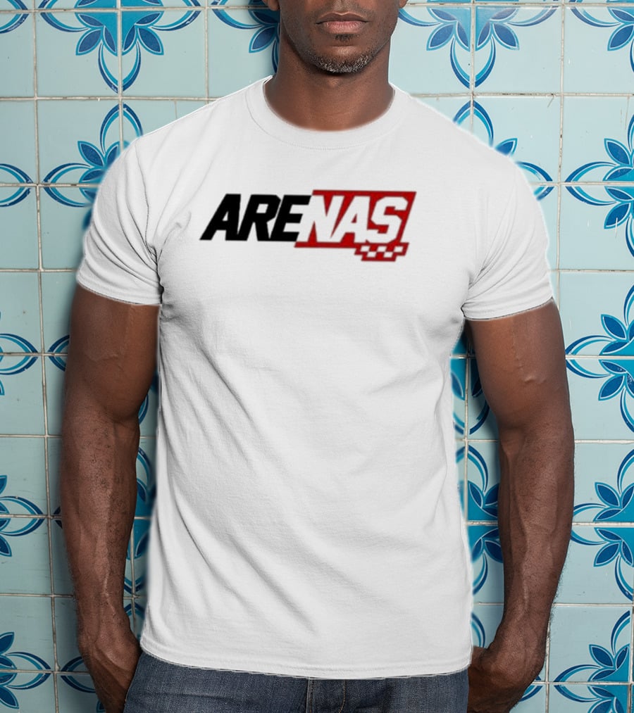 ARENAS Racing Team Motorsport Checkered Flag T-Shirt