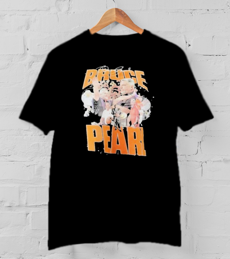 Bruce Pearl Auburn Coach Dynamic Basketball Collage T-Shirt