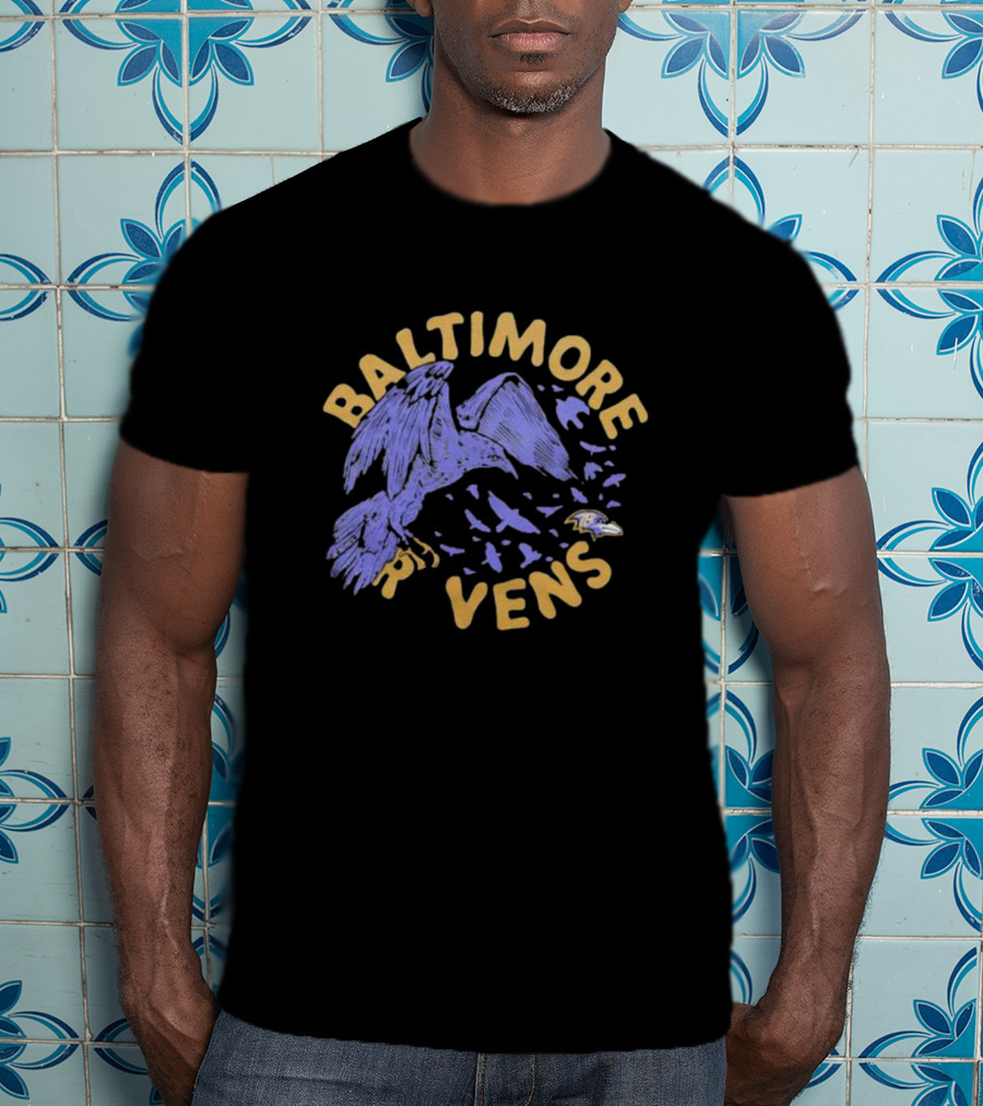 Baltimore Ravens The Raven Vintage T-Shirt