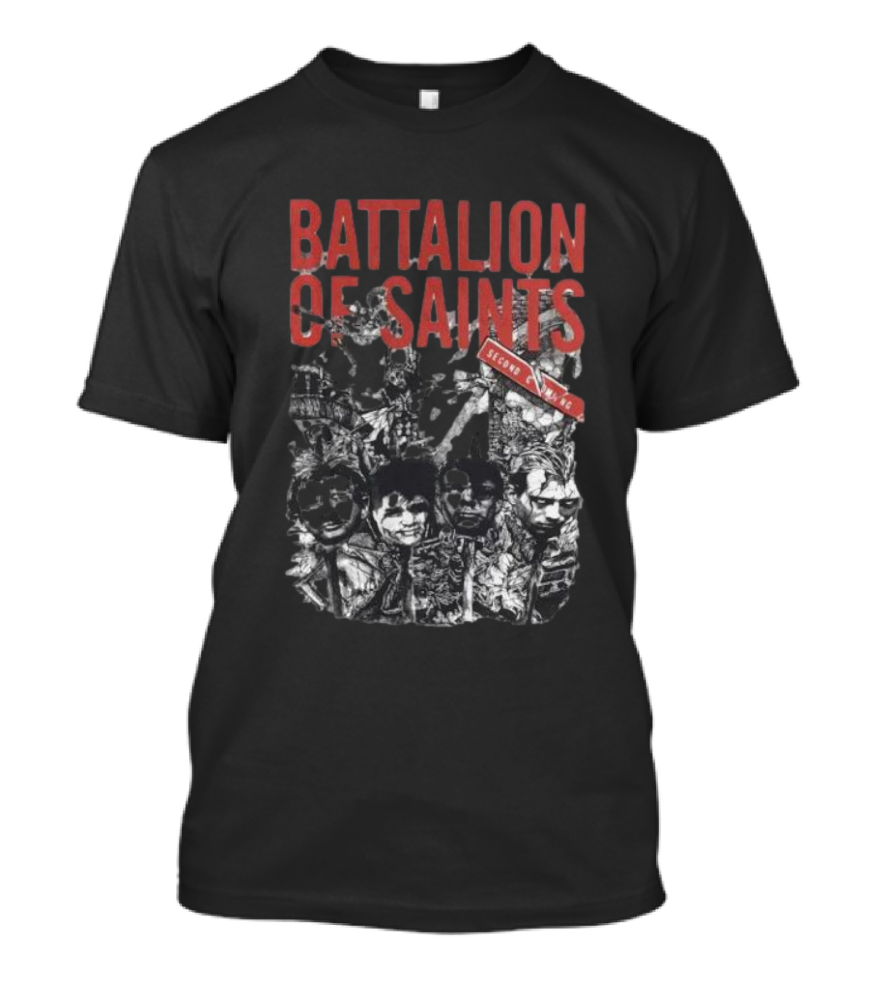 Battalion Of Saints Second Coming Punk Rock Album Cover T-Shirt