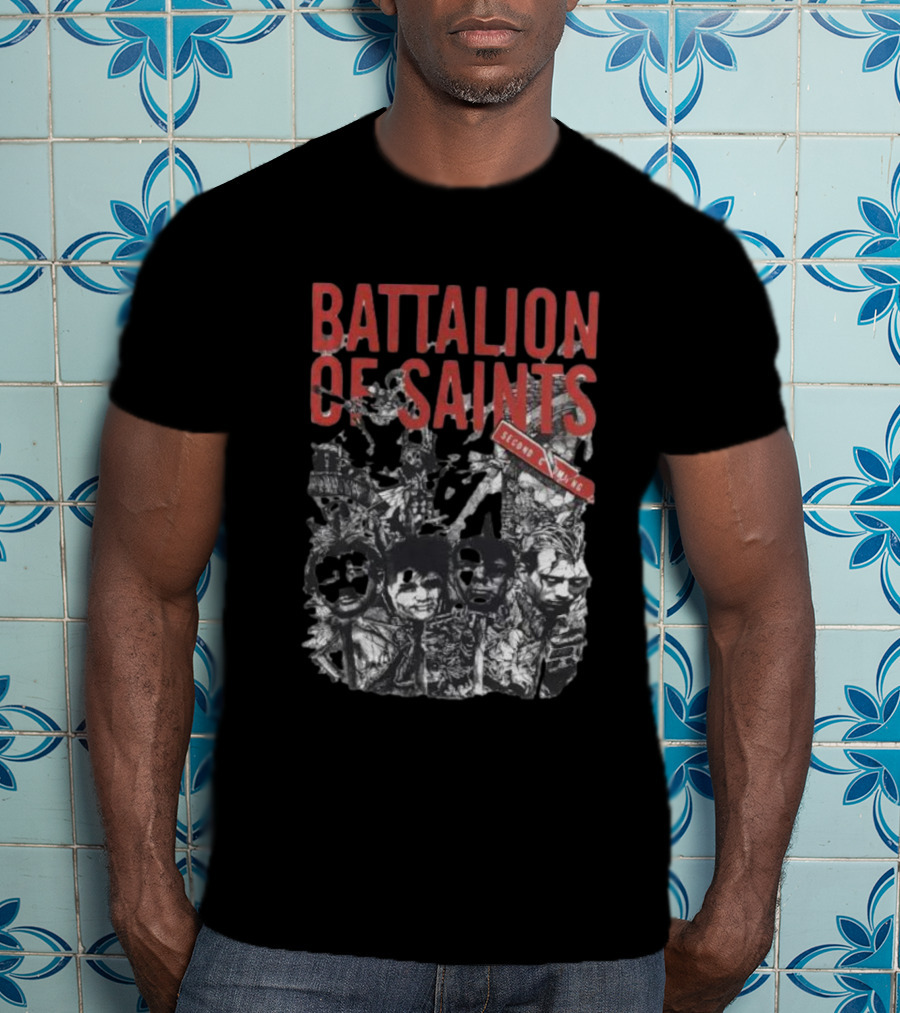 Battalion Of Saints Second Coming Punk Rock Album Cover T-Shirt