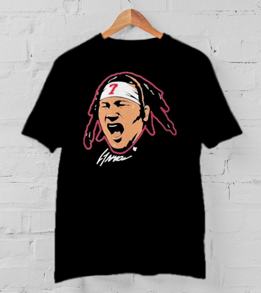 C J Stroud Swag Head 7 Signature T-Shirt