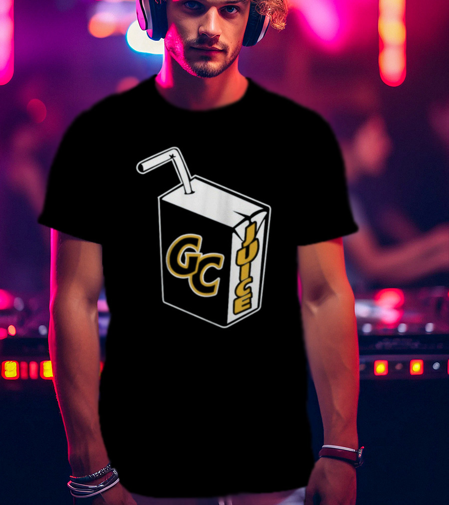 Braylon Mullins Wearing GC Juice Carton T-Shirt