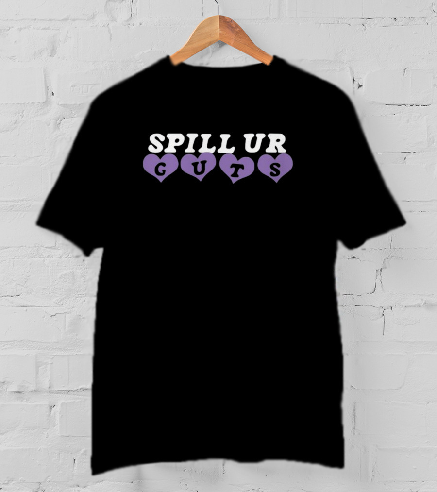Spill Ur Guts Purple Heart Design Oliviarodrigo T-Shirt