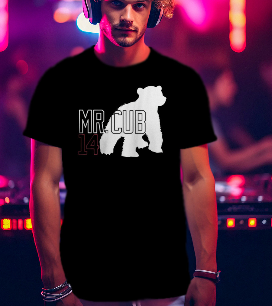 Mr. Cub 14 Silhouette Bear T-Shirt
