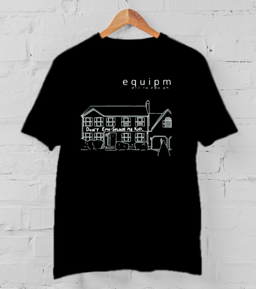 Equipm Emo-Splain Me Kid House Outline T-Shirt