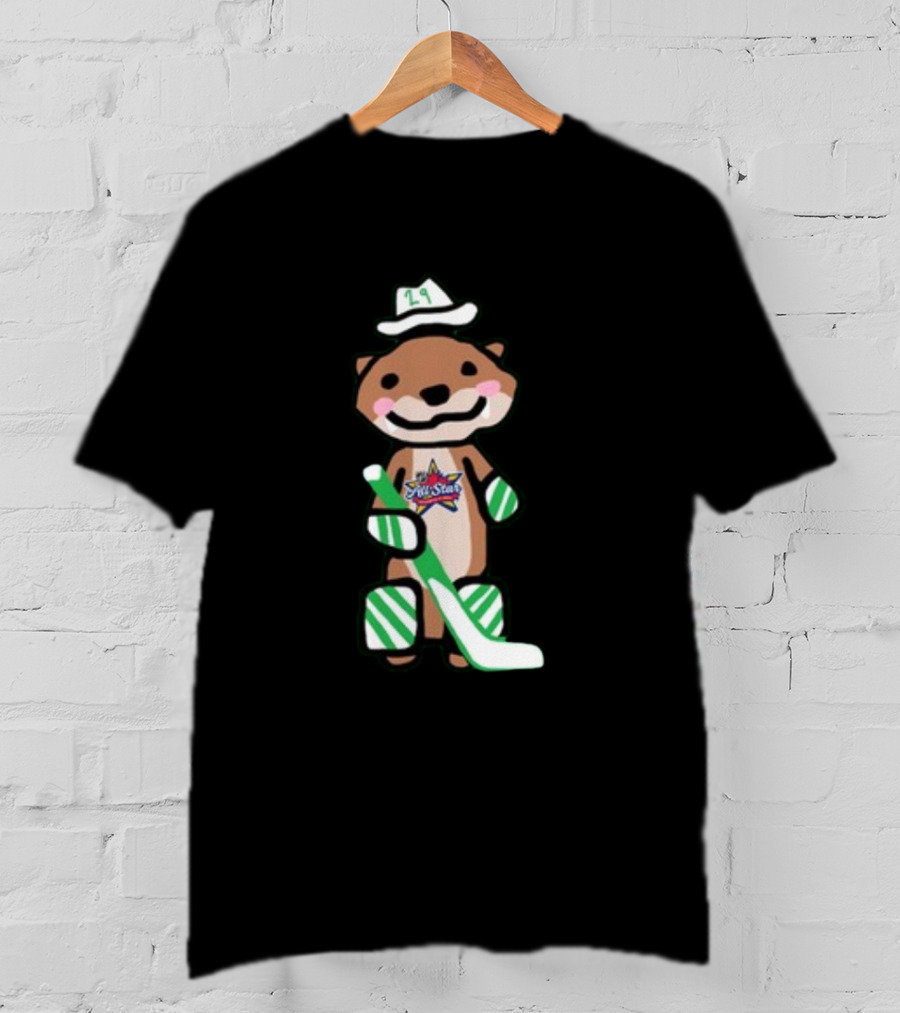 Dallas Stars Jake Otter 29 Hockey Mascot T-Shirt