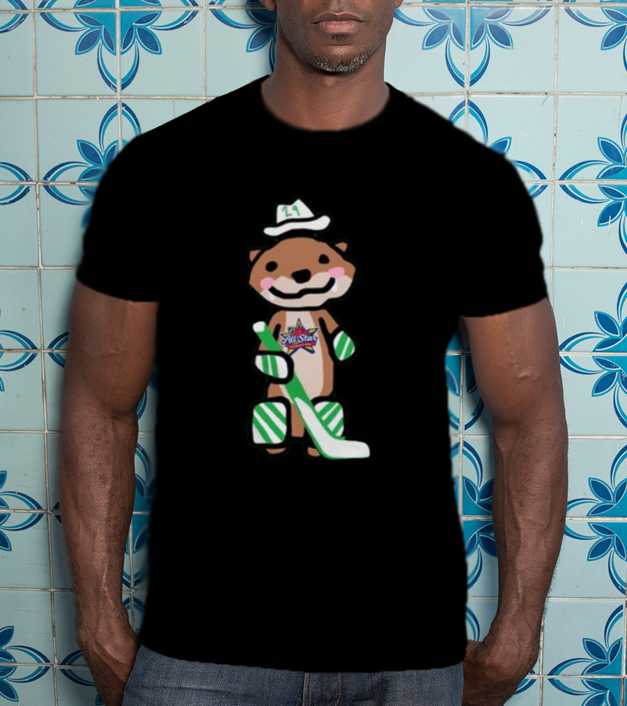 Dallas Stars Jake Otter 29 Hockey Mascot T-Shirt