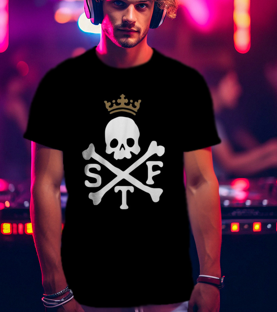 Glenn Beck STF Skull And Bones Crown T-Shirt