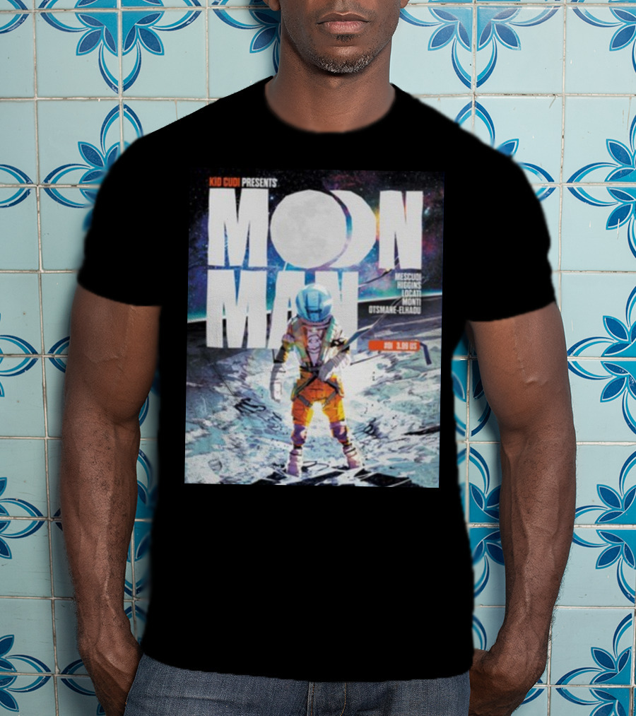 Kid Cudi Presents Moon Man Mescudi Riggins Dot Da Genius Monti Otsmane-Elhaou T-Shirt