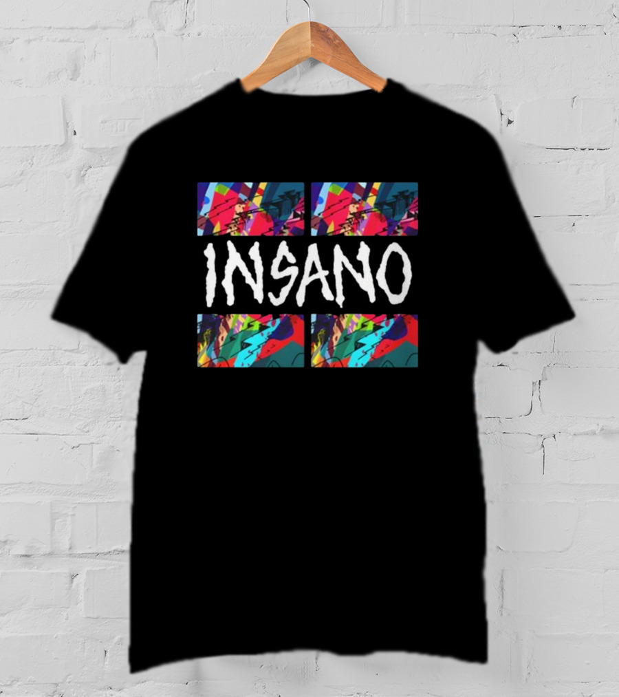 Kidcudi Insano Kaws Vivid Abstract Squares T-Shirt