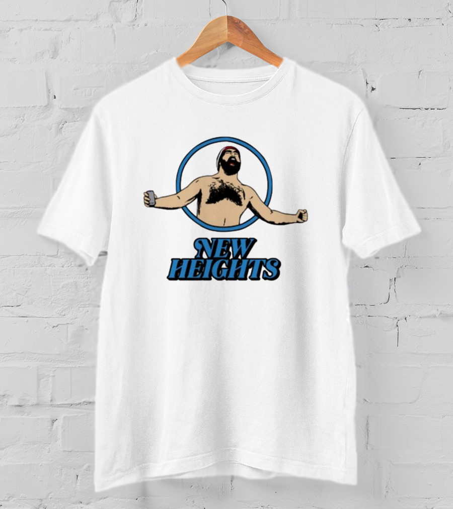 New Heights Jason Kelce Arm Raised Circle T-Shirt