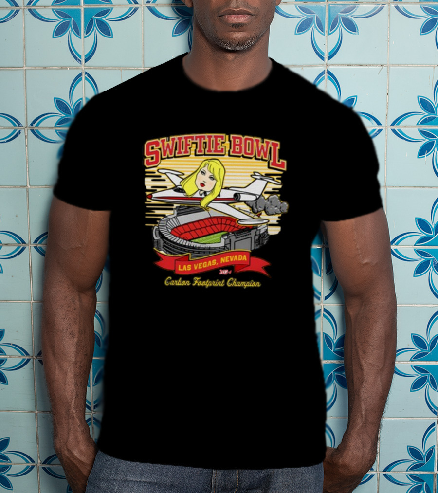 Swiftie Bowl Las Vegas Carbon Footprint Champion T-Shirt