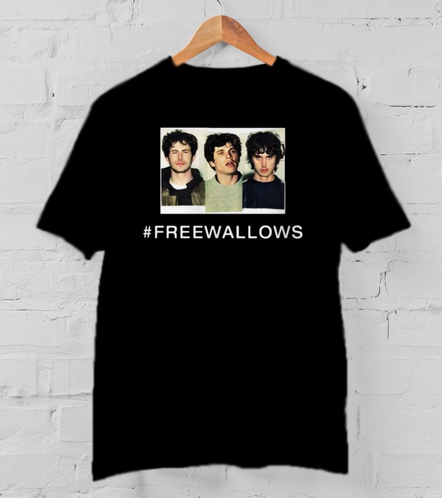 FREEWALLOWS Wallowsmusic Band Photo Hashtag Campaign T-Shirt