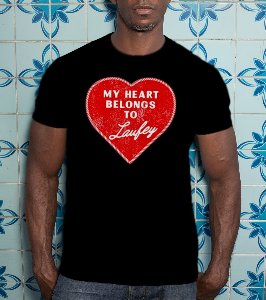 My Heart Belongs To Laufey Red Heart Love T-Shirt