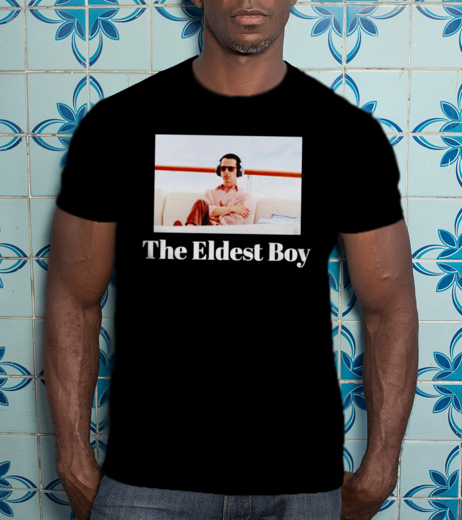 The Eldest Boy Headphones Sunglasses Relaxed Vibe T-Shirt