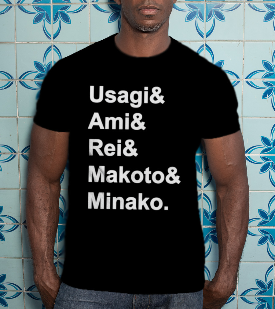 Sailor Moon Usagi Ami Rei Makoto Minako T-Shirt
