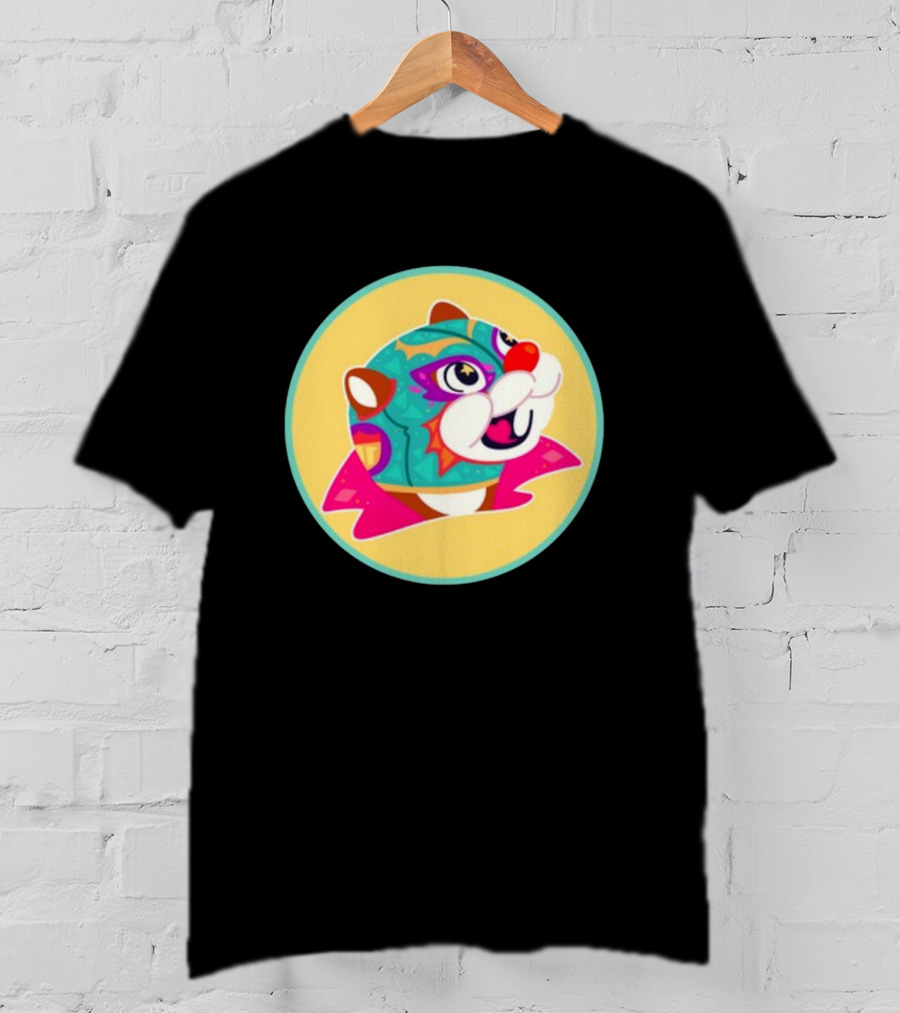 El Hijo Del Buc-Ees Luchador Beaver Mask T-Shirt