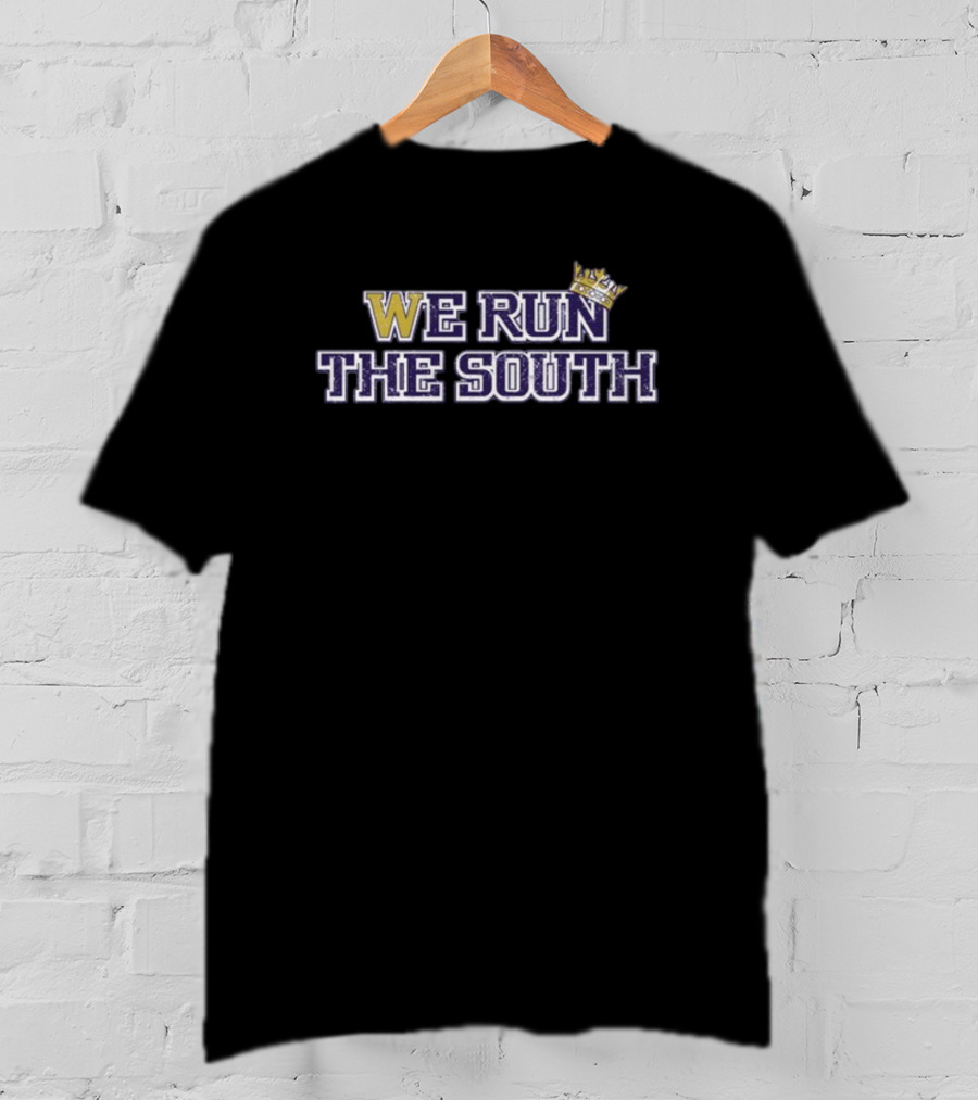 We Run The South Huskies Crown T-Shirt
