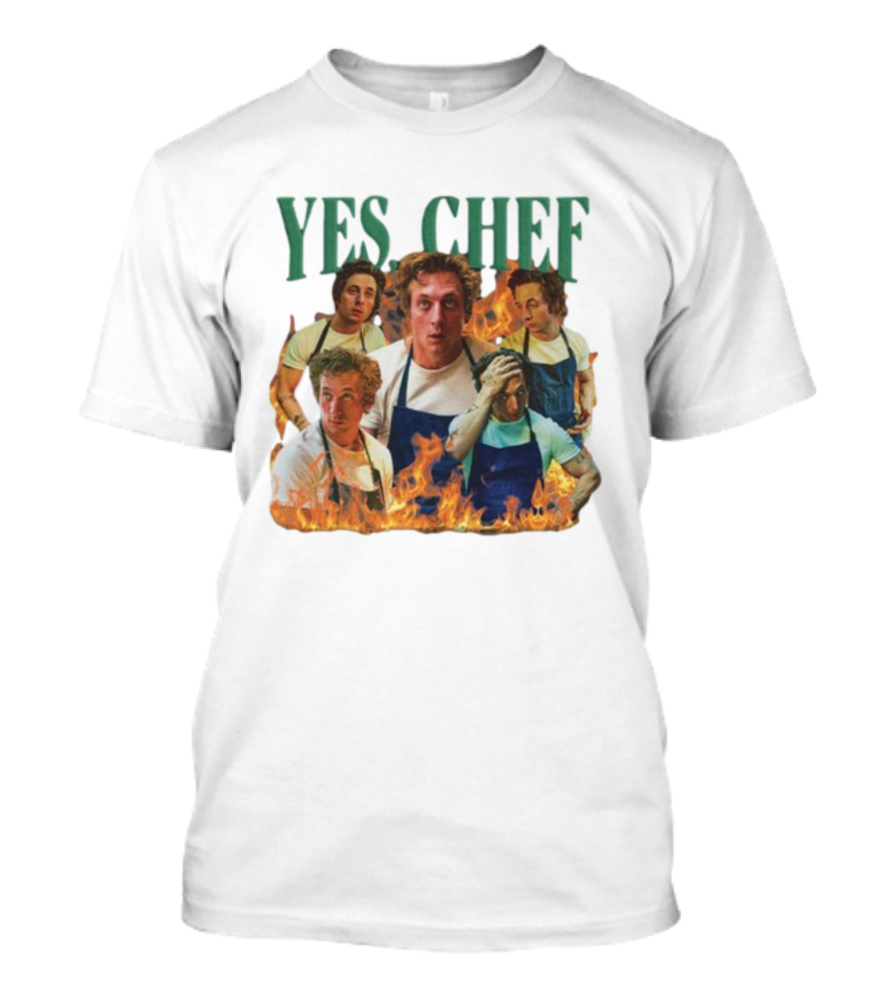 Yes Chef The Bear Jeremy Allen Fire T-Shirt