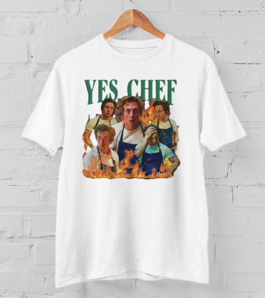Yes Chef The Bear Jeremy Allen Fire T-Shirt