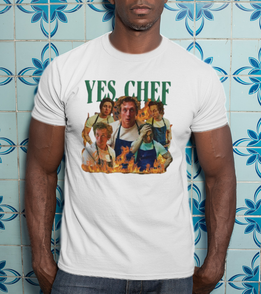 Yes Chef The Bear Jeremy Allen Fire T-Shirt
