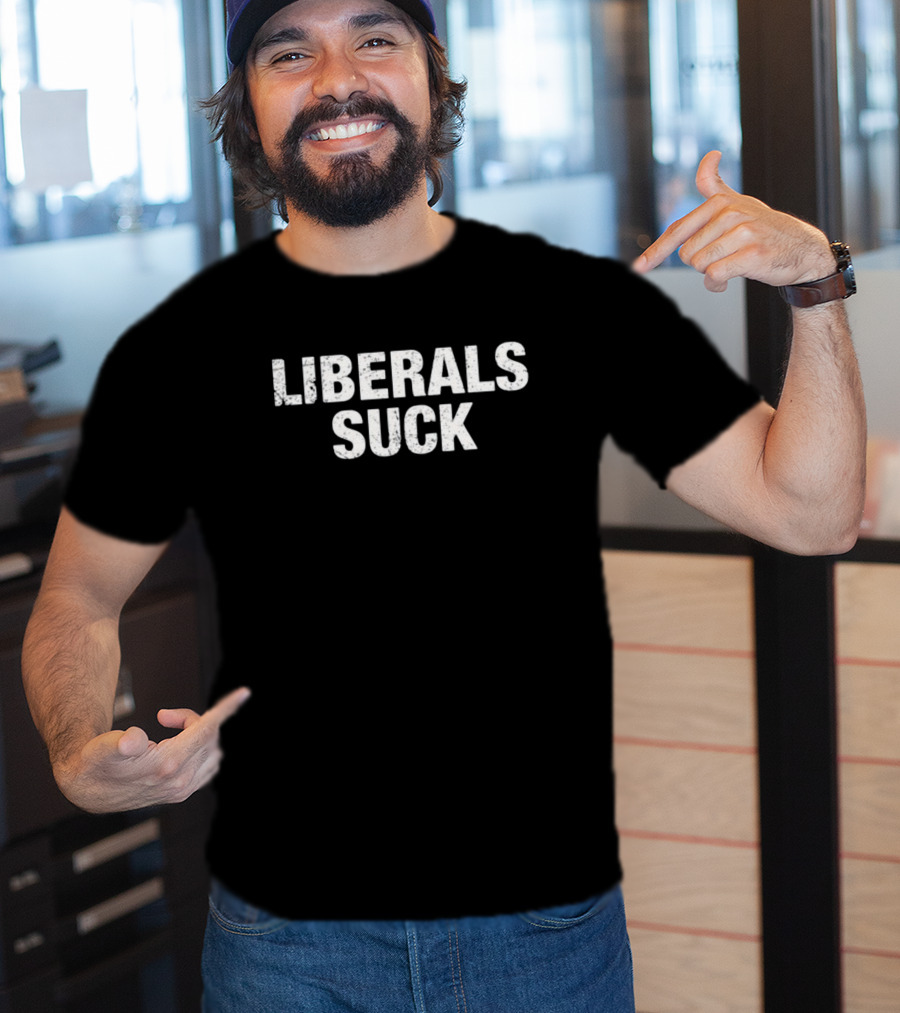 Liberals Suck The Dan Bongino Show T-Shirt