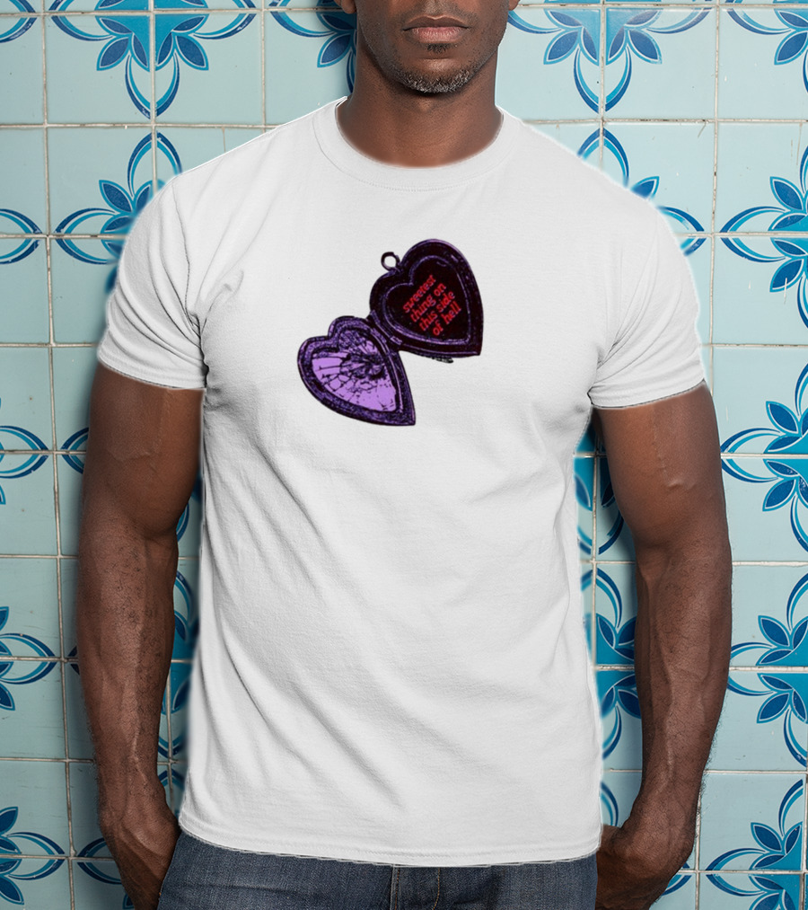Sweetest Things On This Side Of Hell Broken Heart Pendant T-Shirt