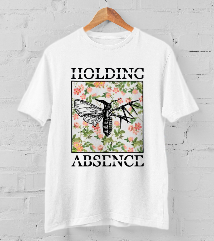 Holding Absence Box Moth Floral T-Shirt