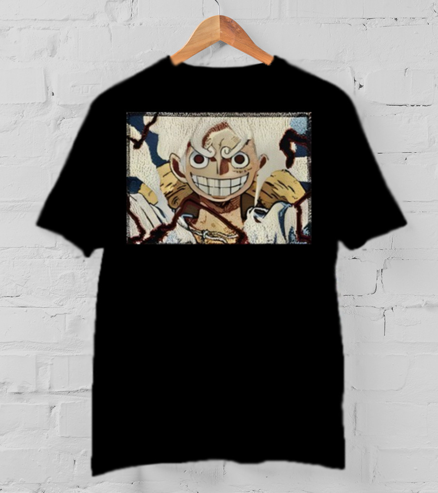 Max Holloway Gear 5 Luffy One Piece Anime Character T-Shirt