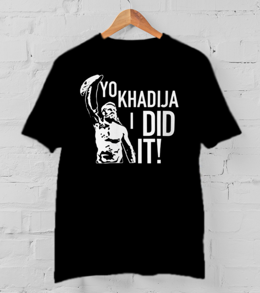 Sami Zayn's Yo Khadija I Did It Rocky Balboa T-Shirt