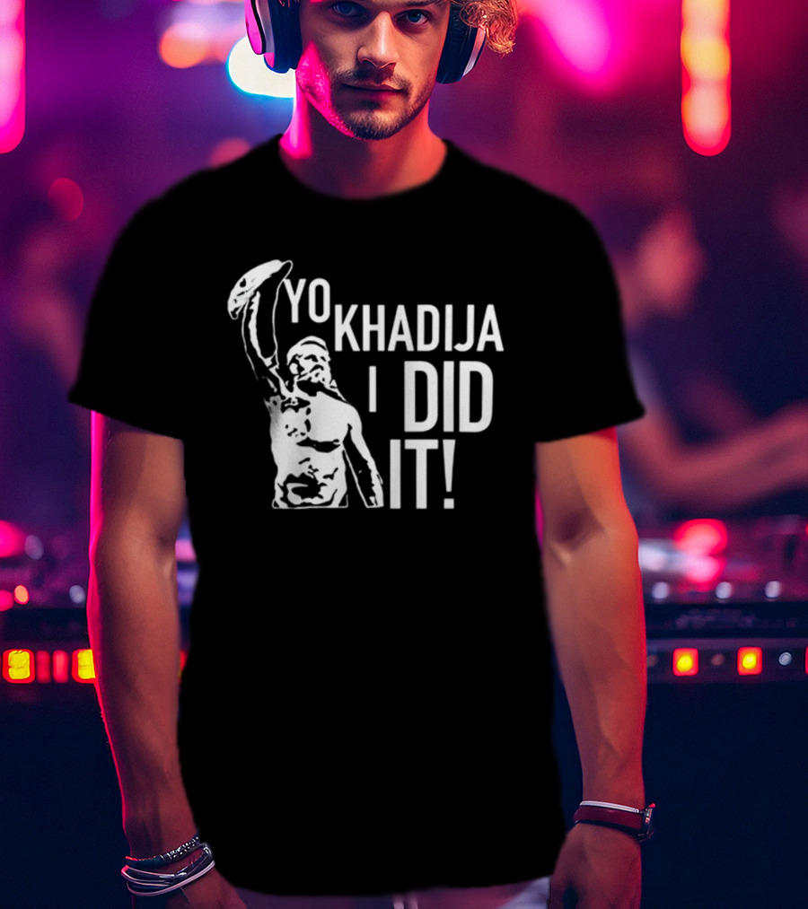 Sami Zayn's Yo Khadija I Did It Rocky Balboa T-Shirt