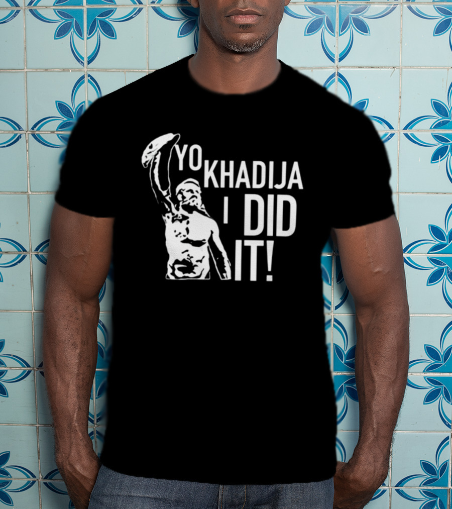 Sami Zayn's Yo Khadija I Did It Rocky Balboa T-Shirt