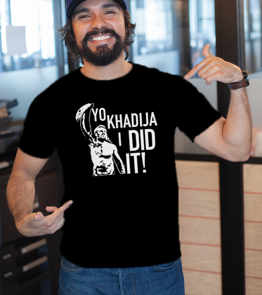 Sami Zayn's Yo Khadija I Did It Rocky Balboa T-Shirt
