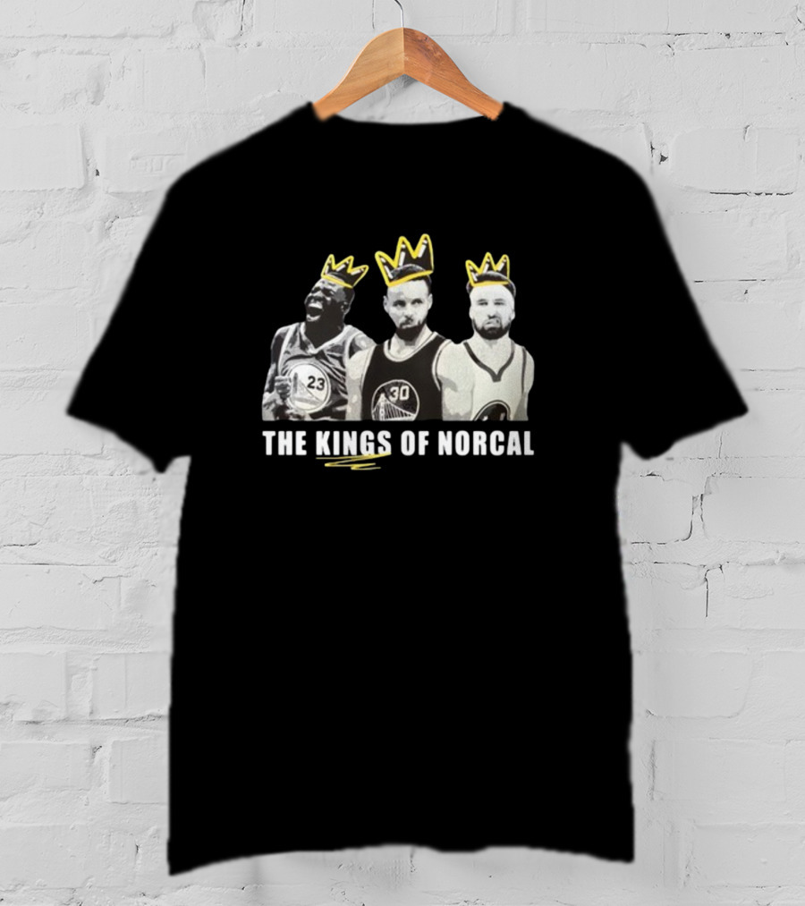 The Kings Of Norcal Warriors Trio With Yellow Crowns T-Shirt