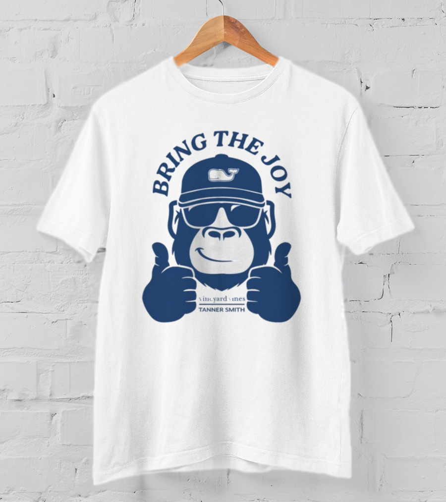 Bring The Joy Vineyard Vines Tanner Smith Whale Hat Sunglasses Gorilla T-Shirt