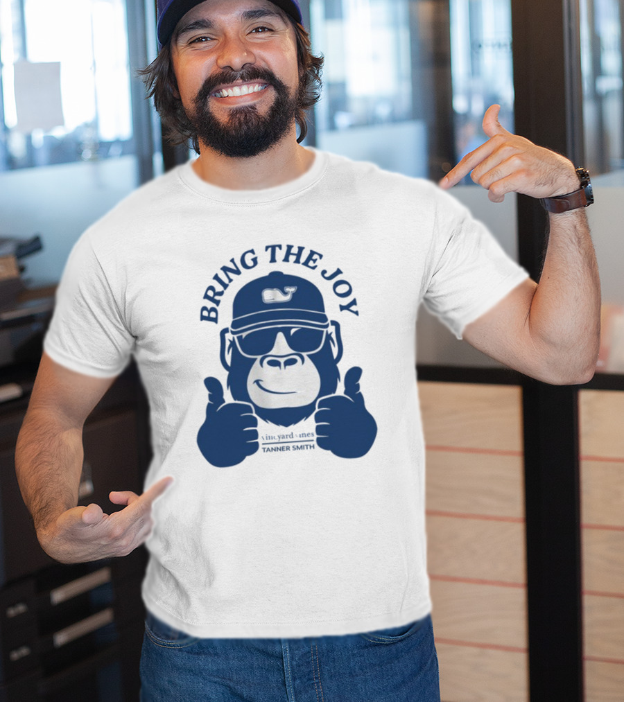 Bring The Joy Vineyard Vines Tanner Smith Whale Hat Sunglasses Gorilla T-Shirt