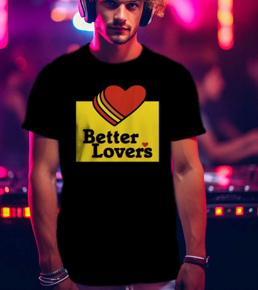 Better Lovers Heart Icon Valentines Day T-Shirt