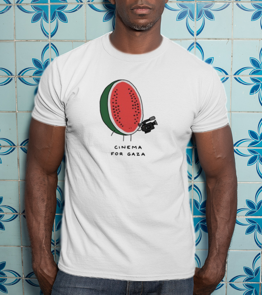 Cinema For Gaza Watermelon Holding Camera T-Shirt