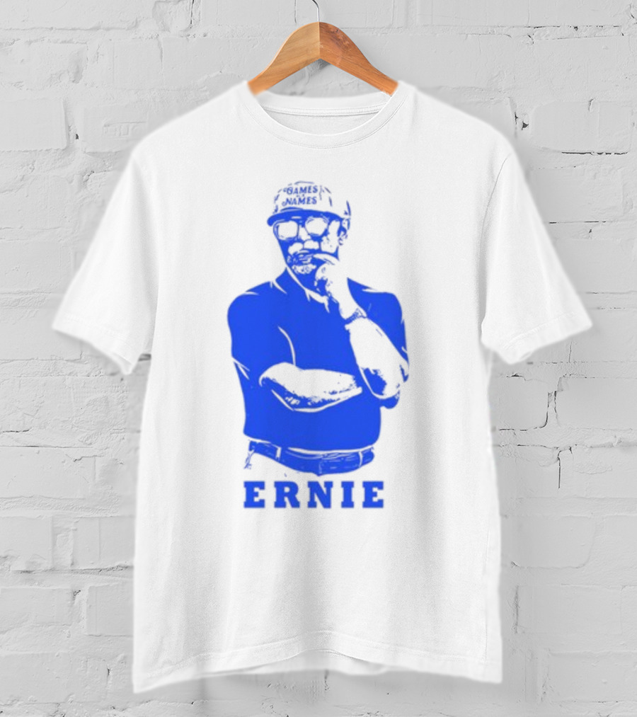 Games With Names Ernie Adams Iconic Blue T-Shirt