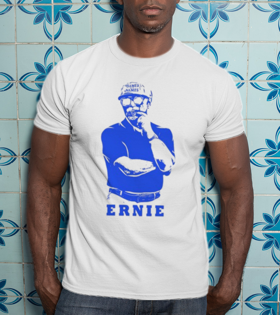 Games With Names Ernie Adams Iconic Blue T-Shirt