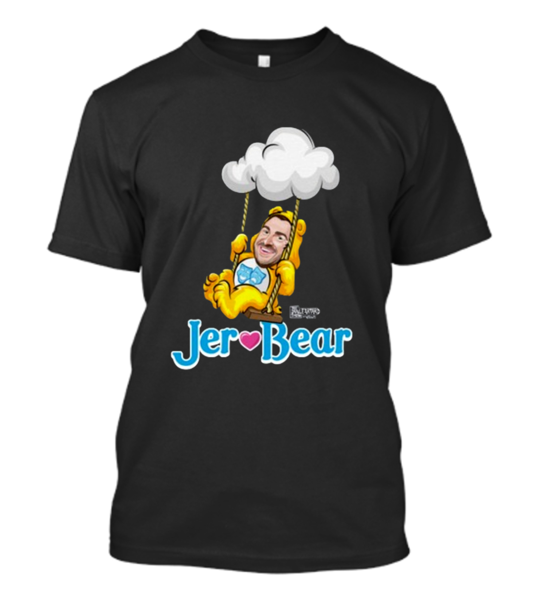 Lebatardaf Jeremy Taché Jer-Bear Swinging Under Cloud Face T-Shirt