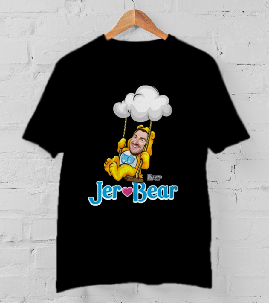 Lebatardaf Jeremy Taché Jer-Bear Swinging Under Cloud Face T-Shirt